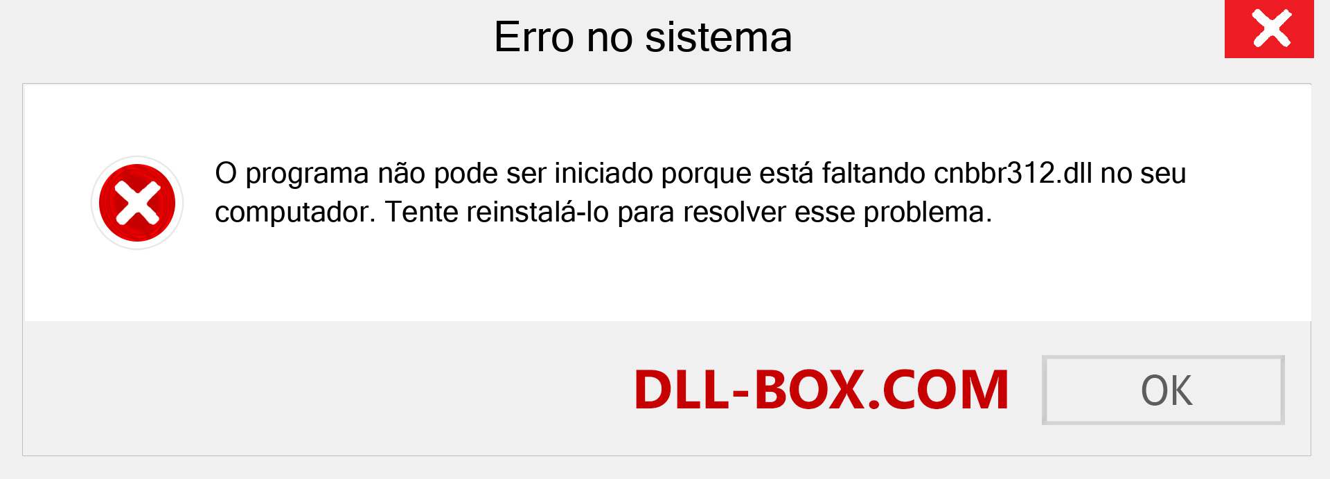 Arquivo cnbbr312.dll ausente ?. Download para Windows 7, 8, 10 - Correção de erro ausente cnbbr312 dll no Windows, fotos, imagens